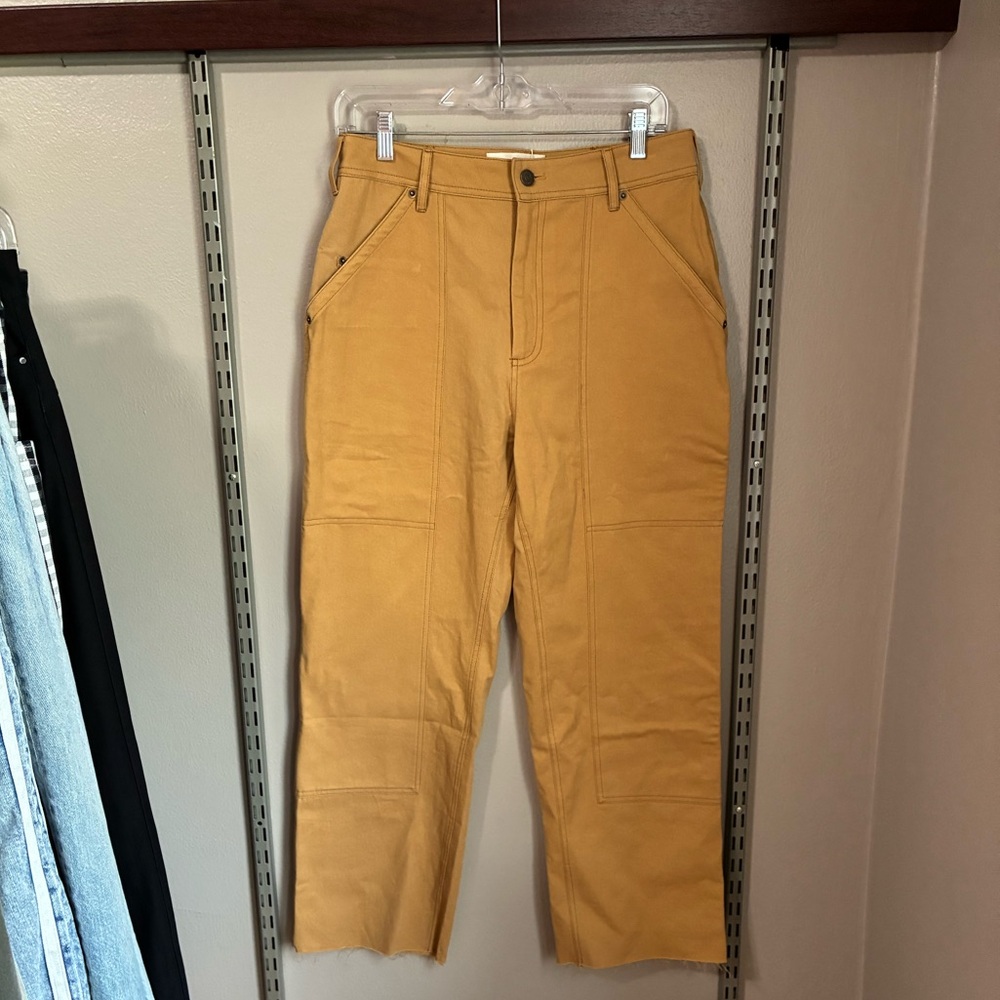Loeffler Randall - Roy Overdyed Camel Carpenter Pant NWT